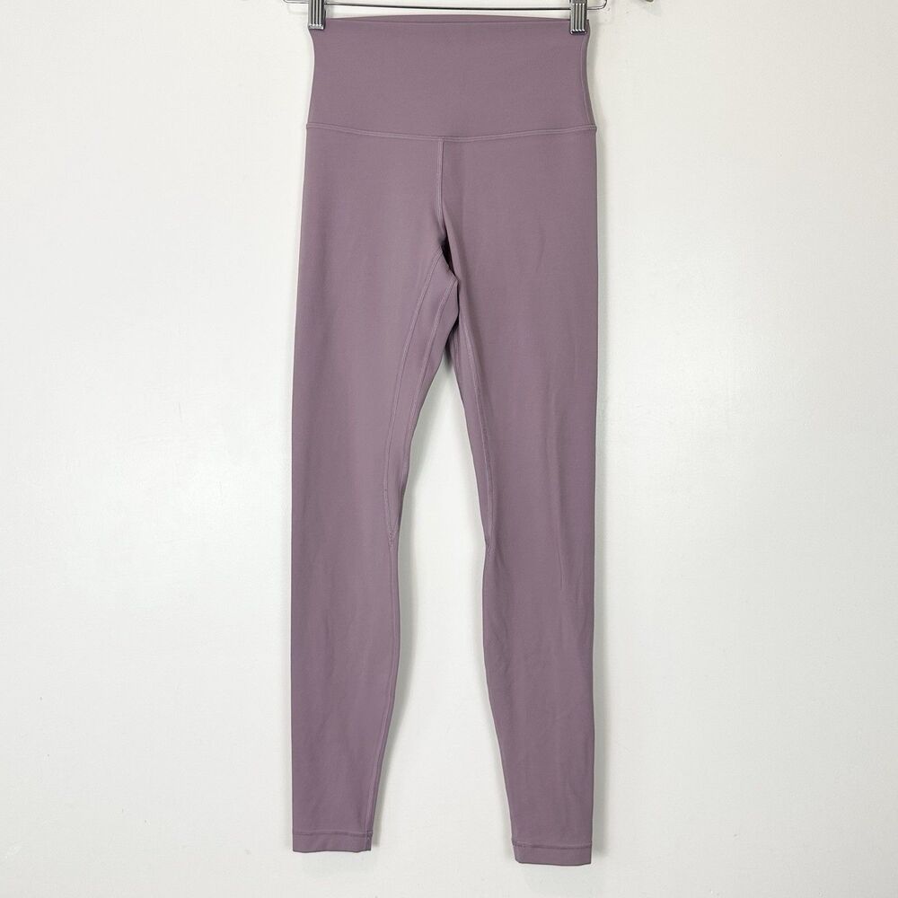 Lululemon Align High Rise Pant 28" Lavender Lux Size 4 Nulu LW5CZ4S Yoga Pilates